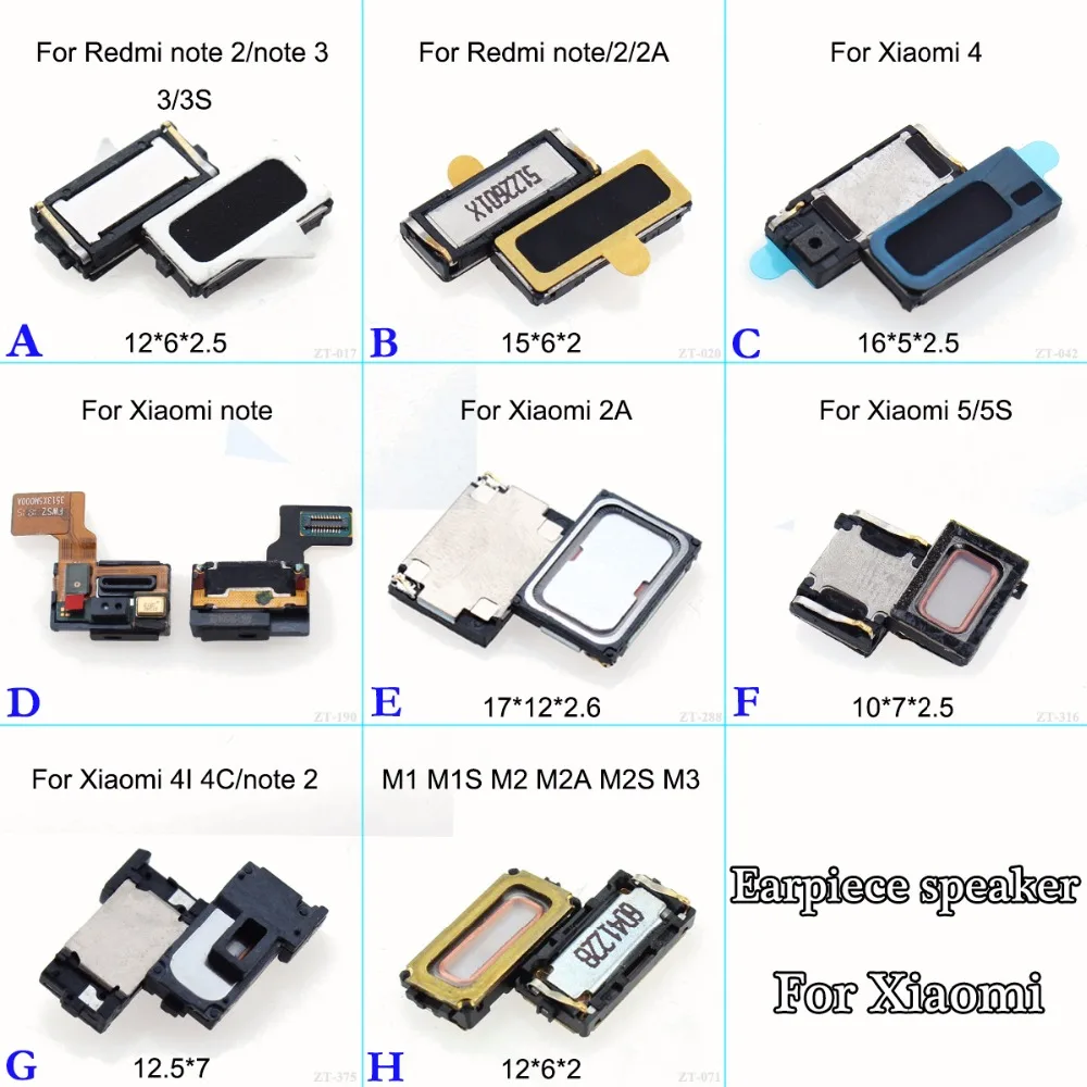 JCD наушники вкладыши для Xiaomi mi2 mi3 mi4 mi5 Redmi 1 1S 2 2A 3 3S 4 Note prime me MTK X20 snapdr|ear speaker|ear earpiece