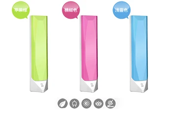 

[Seven Neon]Fashion 16leds dimmable foldable&rechargeable bright led desk lamp with calendar,led desk reading lamp