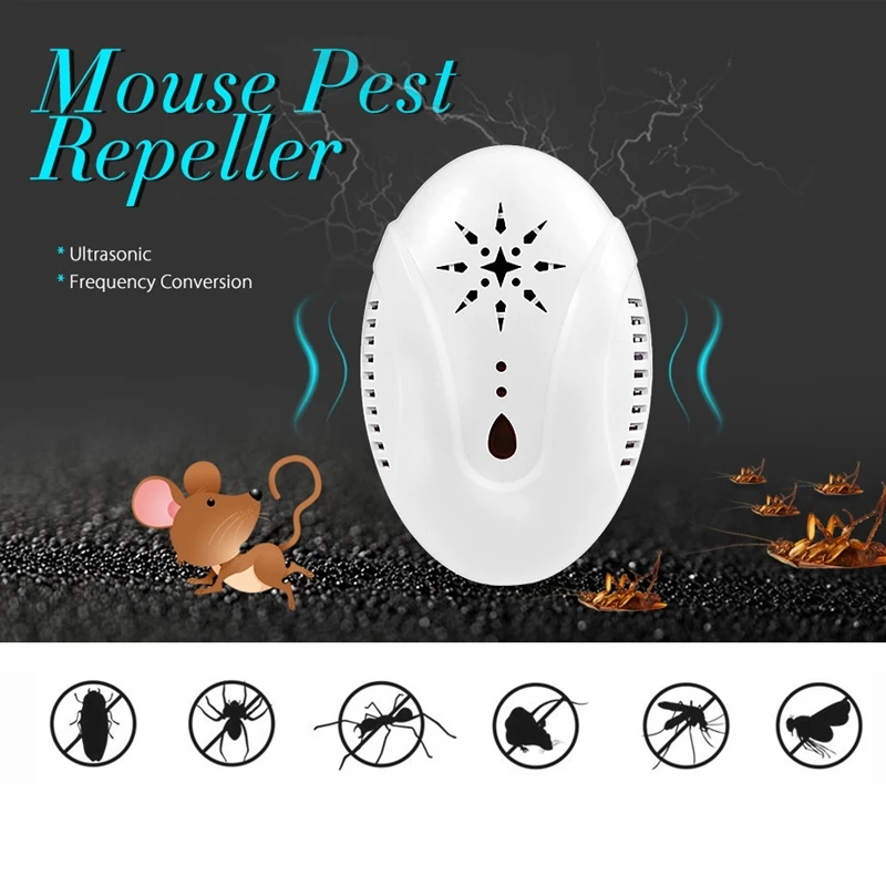 Electronic Ultrasonic Mouse Pest Repeller Plug in Type Repellent to
