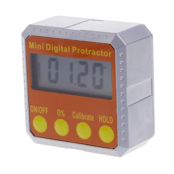 

1 PC 360 Degree Digital Protractor Inclinometer Electronic Level Box Magnetic Angle Gauge