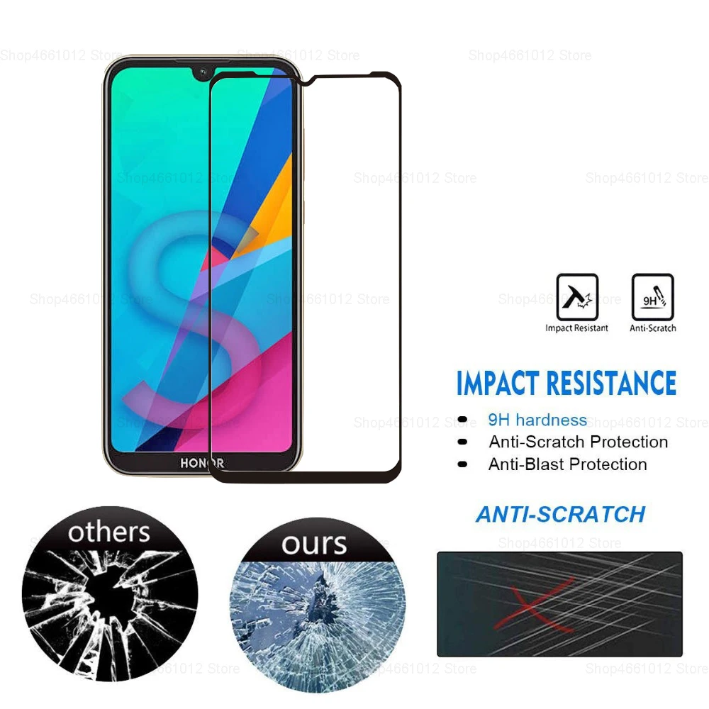 Защитное стекло для Huawei Y5 2019 закаленное полностью клеящееся защитное пленка Y 5 5Y