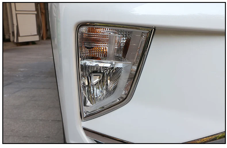 АБС-пластик автомобильный Стайлинг передняя задняя противотуманная фара декоративная рамка накладка наклейка для Mitsubishi Eclipse Cross аксессуары