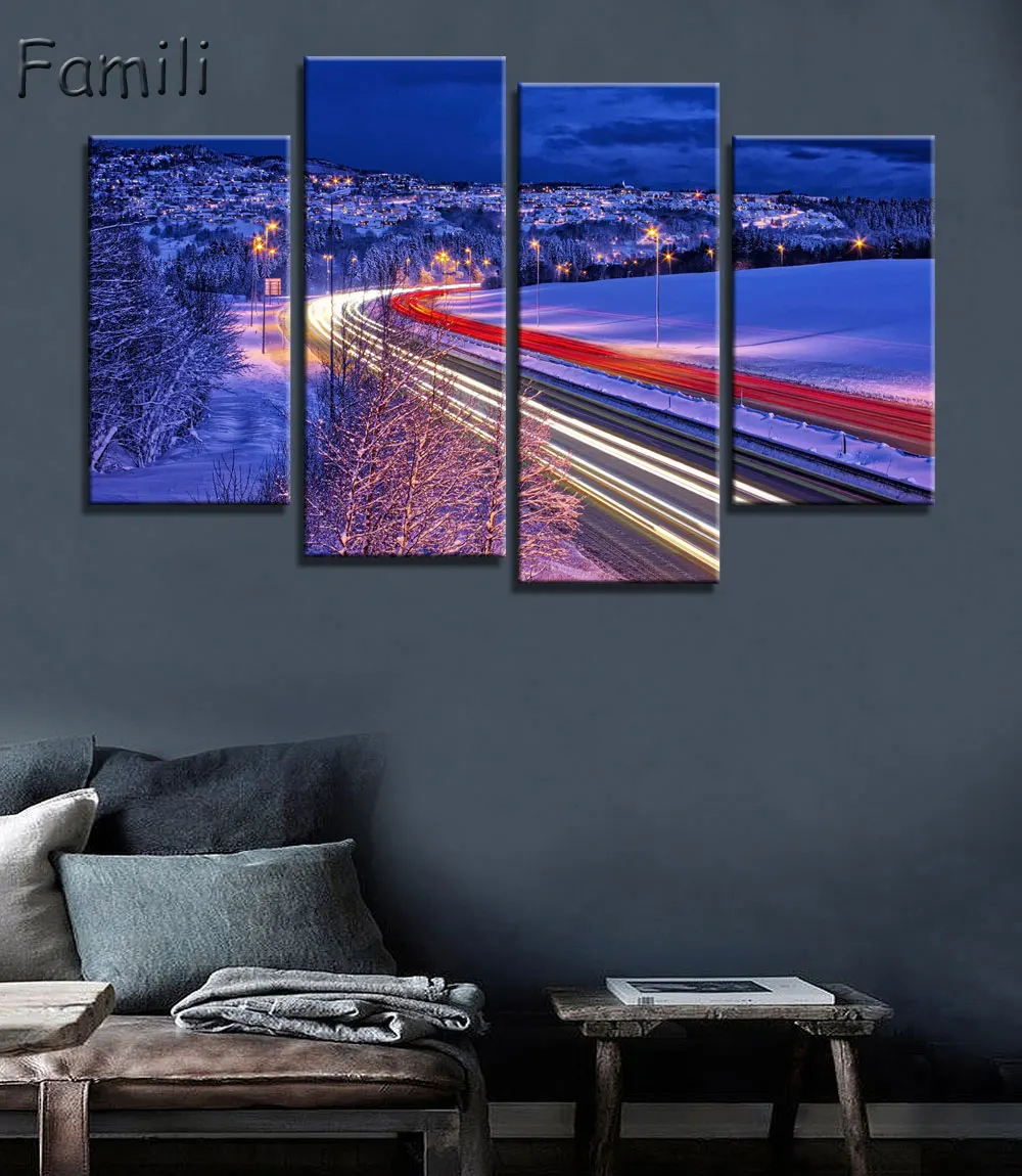4 шт. постеры из ткани в деревянной рамке для украшения дома|fabric posters|home artframe poster |