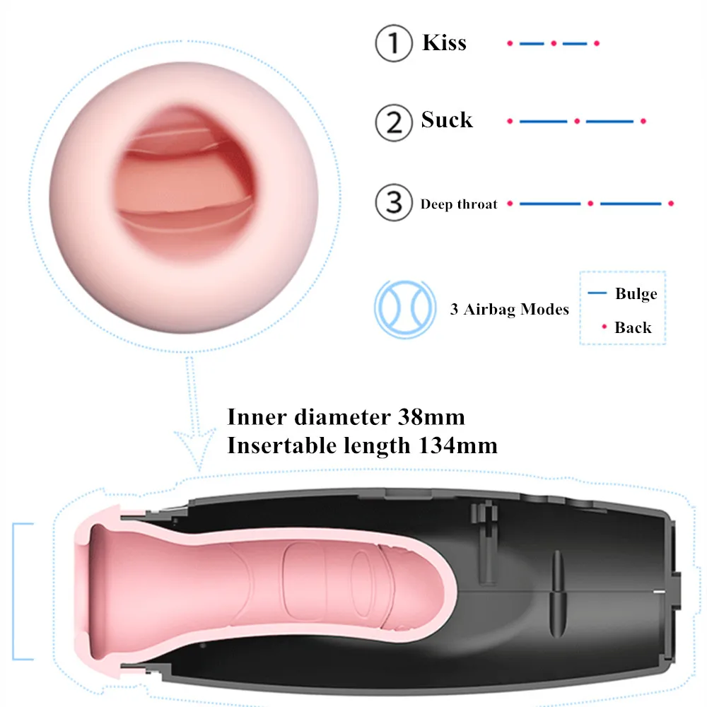 Auto Airbag Masturbation Cup Male Penis Pocket Tube Deep Throat Suck Heating 8 Modes Vibrator Adult Sex Toys for Men Masturbator (1)