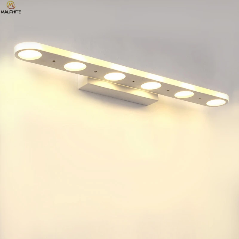 الحديثة للماء الجدار مصباح مرآة حمام أضواء الغرور ضوء جدار أضواء Led إضاءة داخلية الصناعية ديكور الإنارة