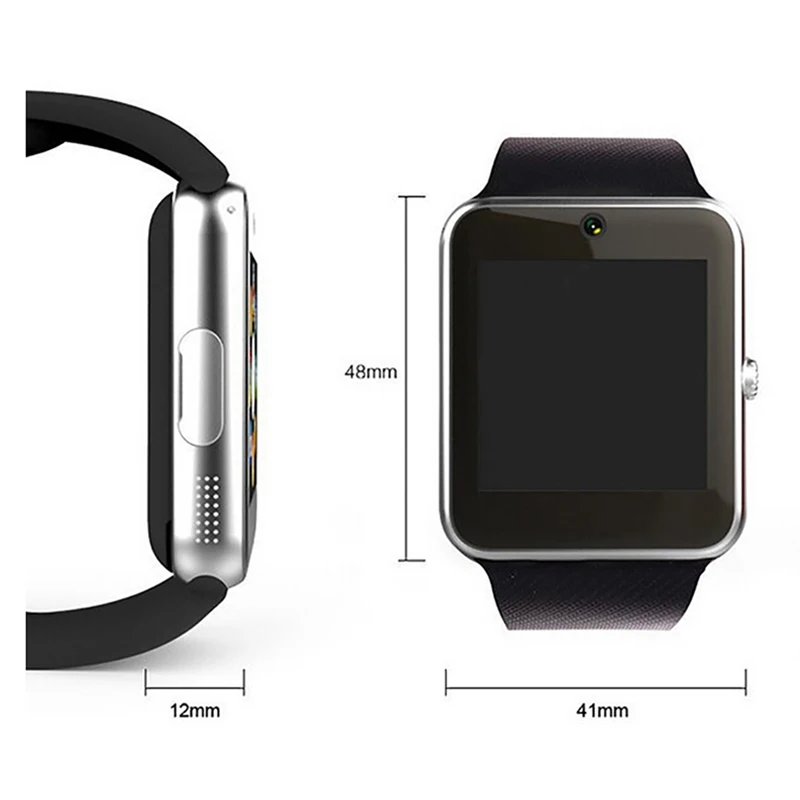 Smart Watch for iWatch iPhone Android SmartWatch Support Sim TF Card Touch Screen Passometer Fitness Tracker Message Remind GT08