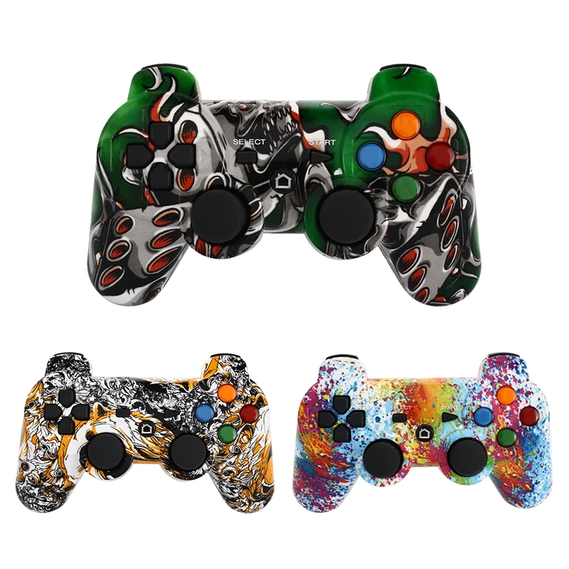 

Gasky colorful Gaming Wireless Bluetooth Gamepad Joypad Game Controller Remote Joystick Game Remote For PS3 PC Phone TV