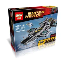 LEPIN 07043 Super Heroes Ultra-large Type Air Warship Bricks Building Block Minifigure Best Toys Compatible with Legoe