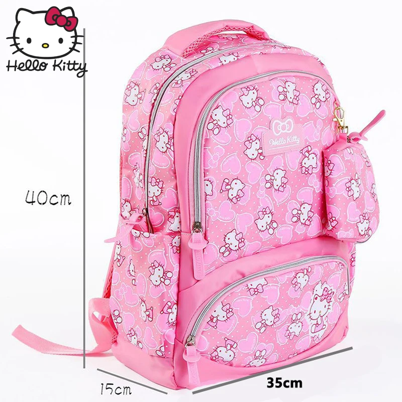 Милый мультяшный розовый рюкзак hello kitty, милый модный женский рюкзак hello kitty на одно плечо, Многофункциональный Детский плюшевый рюкзак