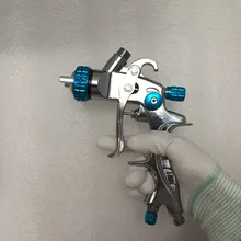 SAT1215 Воздушный Распылитель ручной воздушный гравитационный подающий Тип краскопульт Профессиональный HVLP Пневматический краскопульт Аэрограф для окрашивания автомобиля