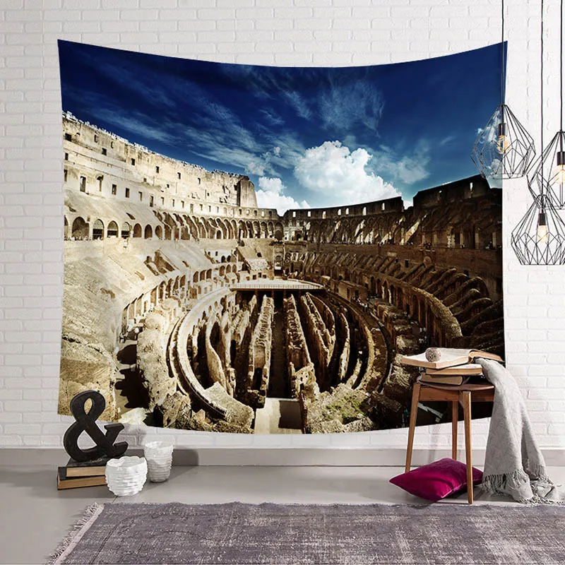 Nordic style tapestry wall hanging Bohemian bedspread dorm decor tapestries table cloth yoga mat Rug Architectural attraction