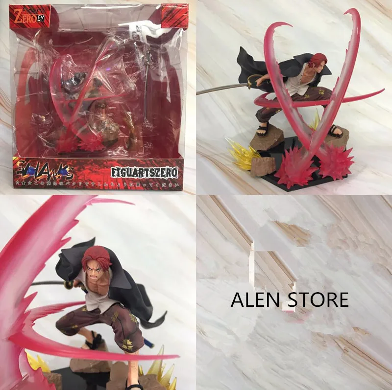 

ZERO Super Battle, Red-Haired Shanks Combat Edition One Piece Figuarts ZERO Shanks PVC Figure Collectible Model Toy