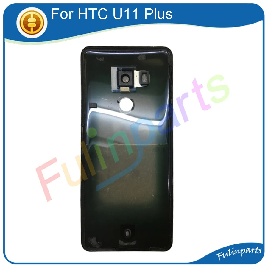 6 0 дюйма для HTC U11 + Plus Задняя крышка батареи панель задней двери стеклянный корпус