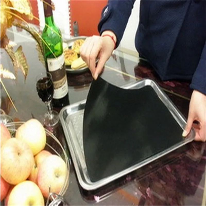 1pc 40X33CM Non Stick PTFE BBQ Liners Oven Liner Grill Foil Barbecue