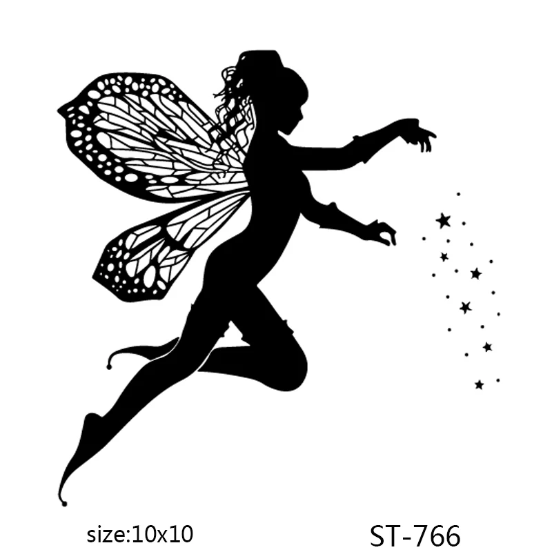 

Fairy Transparent Silicone Stamp for DIY Scrapbooking/Photo Album Decorative Card Making Clear Stamps Supplies