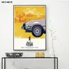 NUOMEGE Back To The Future Car Poster Art Paintings Silk Canvas Poster Print Classic Movie Pictures Home Decor Boy Kid Gift ► Photo 3/5