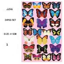 PVC 3D Simulation Butterfly Removable Waterproof DIY Art Wall Stickers Gift Fridge Magnet For Home Wedding Bedroom Decor 6Z