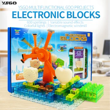 64PCS Electric Discover Lighted Bricks 600 Projects Electronic Circuits Building Blocks Physics Science Kits Educational Toys
64PCS Electric Discover Lighted Bricks 600 Projects Electronic Circuits Building Blocks Physics Science Kits Educational Toys