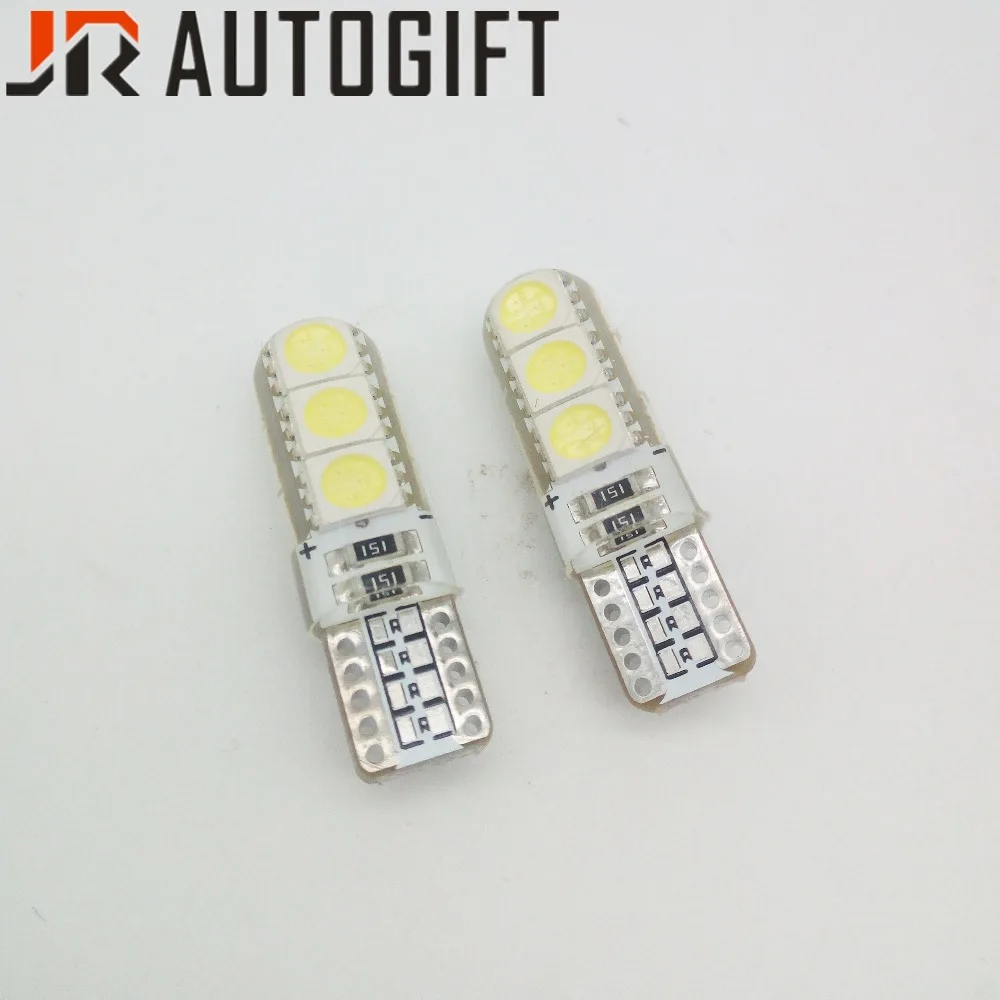 4 шт. T10 W5W светодиодный Автомобильные фары 5050 6SMD светодиодный лампы 194 168 501 светодиодный светильник Лампы для чтения белый 12V 24V