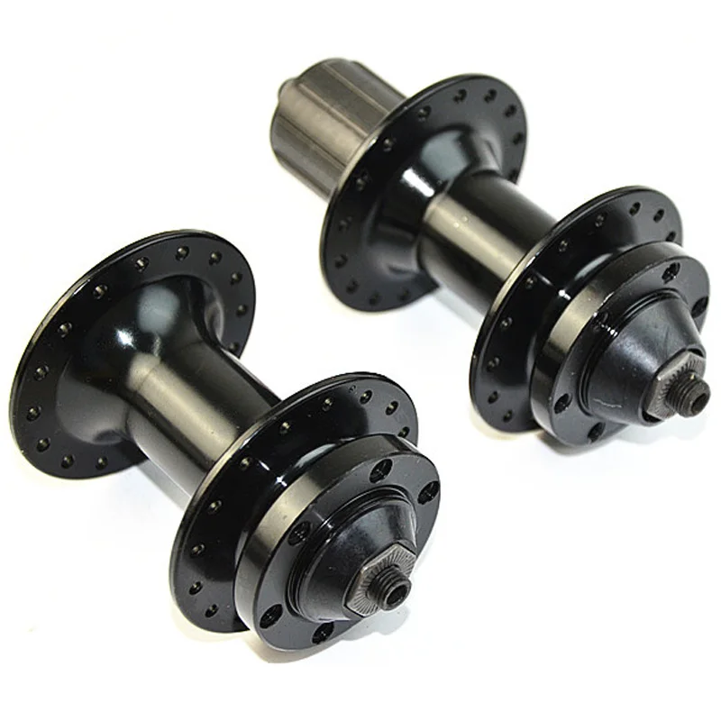 MTB Bicycle Aluminum Alloy 32 Holes Bead Hubs Disc Brake V Brake Front
