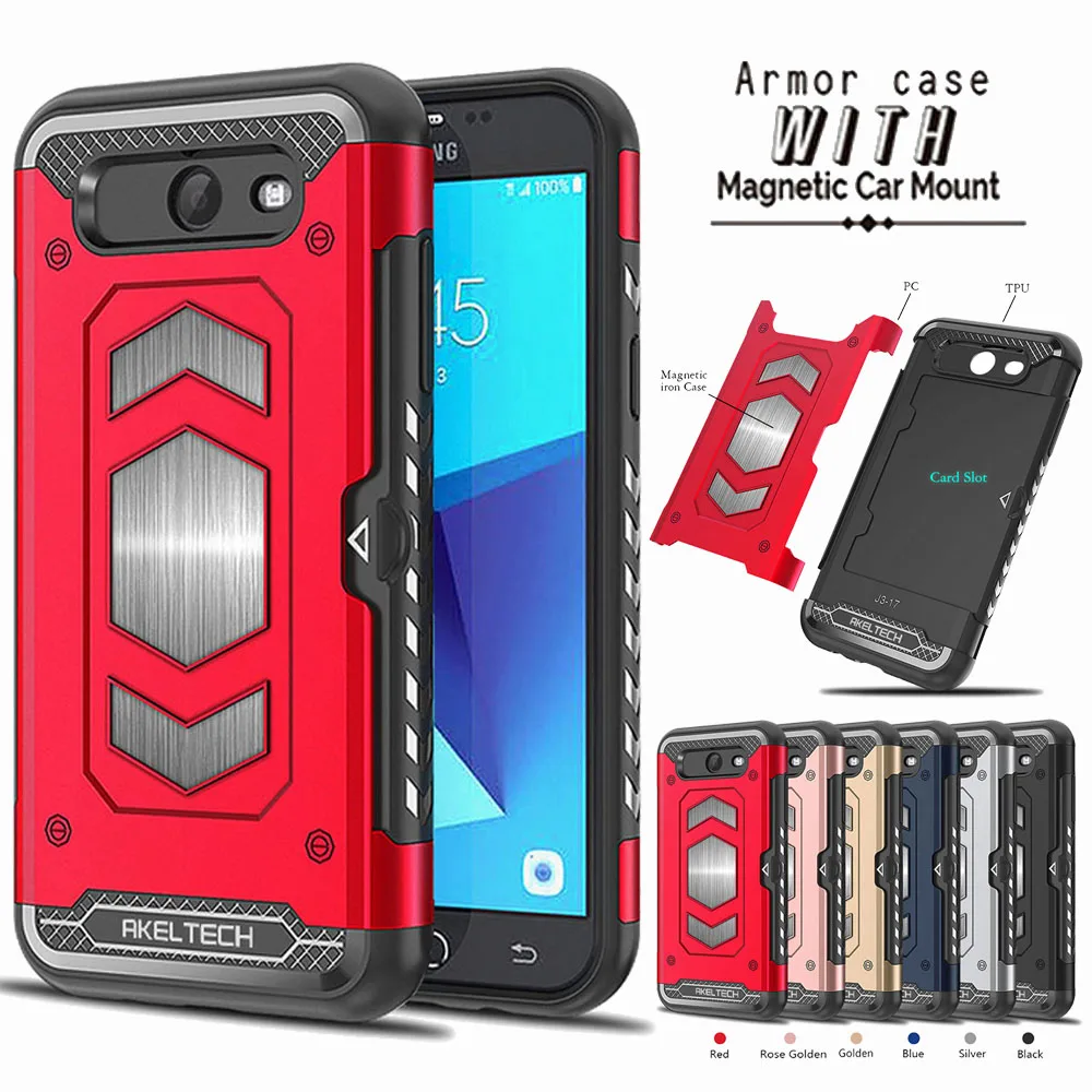 Brave Armor Case Magnetic Mount&Card Slot Cover For