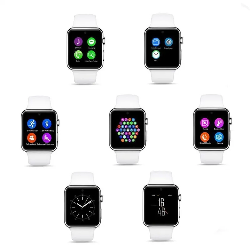 Bluetooth Смарт часы DM09 Smartwatch для смартфонов Android Поддержка многофункционального PK DZ09