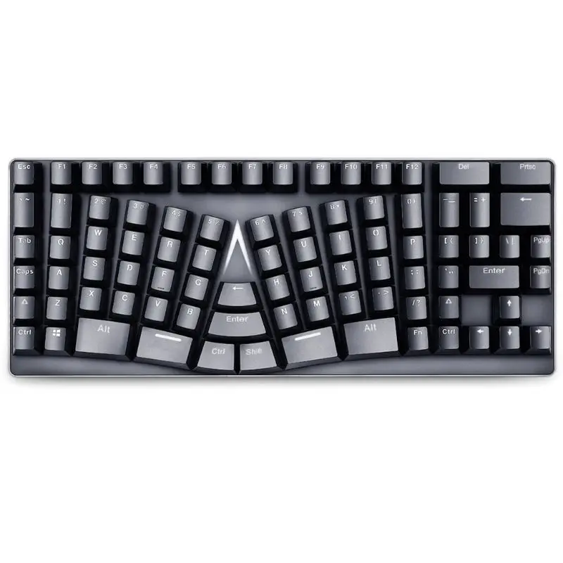 

USB Type-C 86 Keys Wired Ergonomic Keyboard Mechanical Gaming for Microsoft HP LG PC Laptop Tablet