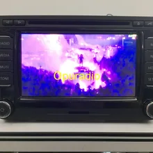 Автомобильный навигационный RNS510 радио модули с индикаторами на светодиодах для VW Golf Passat; Skoda RNS510 DVD плеер 3CD 035 682 версия