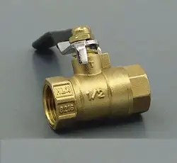 Латунный Сгущает мяч Клапан Равно Женский Нитки 1/2 "bsp PN 1.6 МПа 229 psi для воды газойль