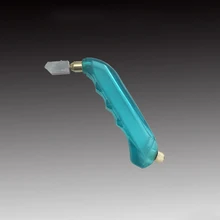 Высокая ручная пластиковая ручка стеклянная резак Противоскользящий ролик стеклорез UEJ