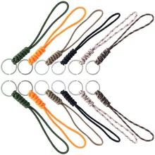 12 шт. Qing gear ручной работы парашютный шнур паракод Плетеный тактический нож зубчатый шнур с брелоком для ключей выживания Брелок ремешки