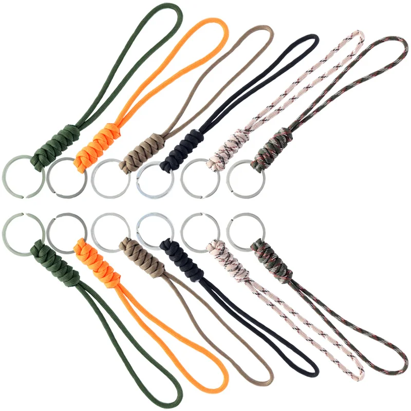 12PCS QingGear Handmade Parachute Cord Paracode Braided Tactical Knife