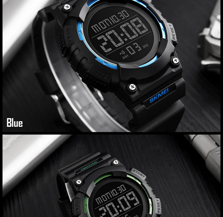 Luxury Sport Digital Watch 50m Waterproof LED Military Watch Men Fashion Electronics Student Wristwatches SKMEI Clock mens diving watches