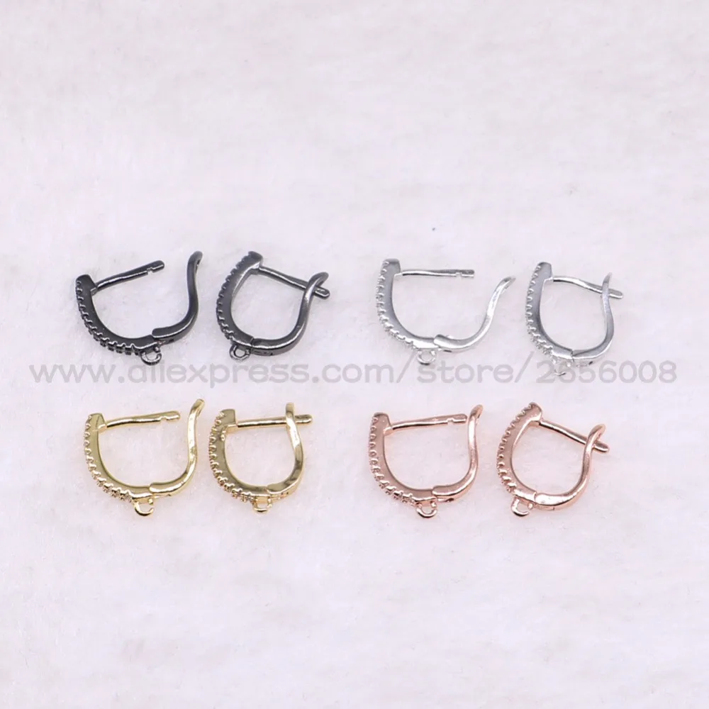 12 Pairs Fashion earrings hooks,earrings accessories high quality