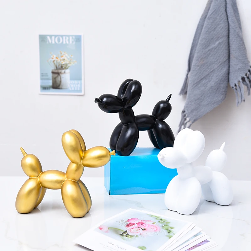 

Dog Statue Animal Abstract Sculpture Home Decor Home Decoration Accessories Nordic INS Living Room Decorative Cute Art Statues