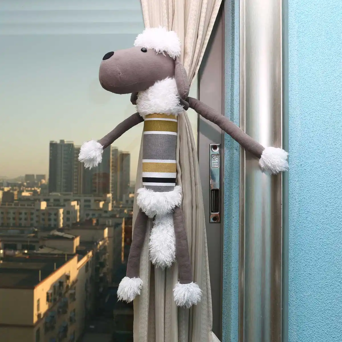 Rideau De Fenetre En Mouton Mignon Support De Rideau De Fenetre Pour Bebes Enfants Decoration De Traitement De Sculpture En Tissu Aliexpress