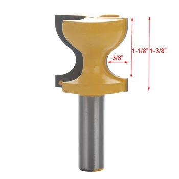 

1/2 Inch Milling Cutter Router Bit Set Wood Cutter Carbide Shank Mill Woodworking Trimming Engraving Carving Cutting Tools