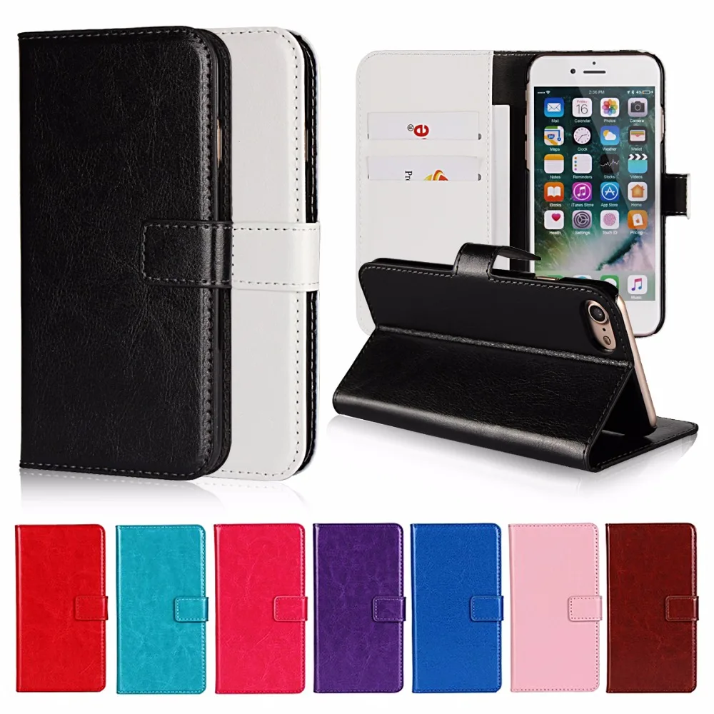 For iPhone 7 Plus 6S SE 5S 5C 4 Cover Shell Cases Coque Fundas Wallet Bag For Apple iPhone 6 5 4S Case Hoesjes Etui Capinha Capa