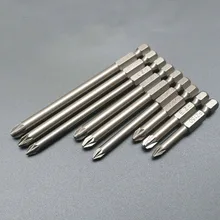 3 шт. PZ1 PZ2 PZ3 отвертка бит Магнитный Pozidriv Pozi отвертка набор 1/" шестигранный хвостовик S2 инструмент для укропа HRC60