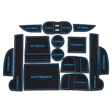 Автомобильные аксессуары для Subaru Outback 2010- силикагель Нескользящая чашка дверные коврики 12-14 шт наклейки интерьер Стайлинг
