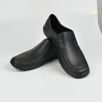 

Work Shoes For Man Chef Non Slip Waterproof Oil Proof Kitchen Master Cook Hotel Restaurant Rain Male Boots