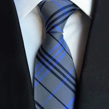 Hots 8 см галстук для мужчин и для женщин ширина полосатый галстук Gravata серый синий Свадебная вечеринка средства ухода за кожей шеи галстуки