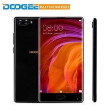Doogee de MÉLANGE 4G Phablet 4 GB RAM 64 GB ROM 5.5 pouce Android 7.0 Helio P25 Octa Core 2.5 GHz Métal Corps Avant D’empreintes Digitales Double caméras