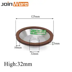 5 "125 мм Алмазный абразивное колесо инструмент 120-240 песок чашки Форма для Вольфрам Сталь фреза инструмент для заточки шлифовальный станок