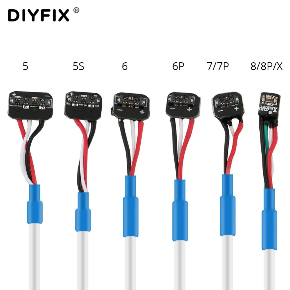 DIYFIX DC кабель питания для телефона, выделенный испытательный кабель питания для iPhone 5 5S 5C SE 6 6 P 6 S 6SP 7 79 8 8 P X ремонтные провода инструменты