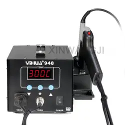 YIHUA 948 мощный отпайка электричества горячего всасывания олова пистолет паяльная станция Электрический паяльник паяльная станция