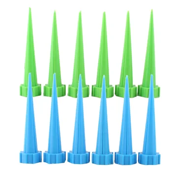 

12Pcs Garden Cone Watering Spike Plant Flower Waterers Bottle Irrigation System