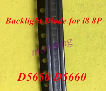 

10pcs-100pcs D5650 D5660 For iphone 8 8plus plus LED BACKLIGHT Back light black Diode DRIVER IC Chip