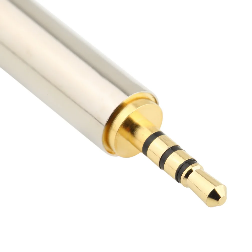 

1pc Gold 2.5 mm Male to 3.5 mm Female audio Stereo Adapter Plug Converter Headphone jack Hot Sell