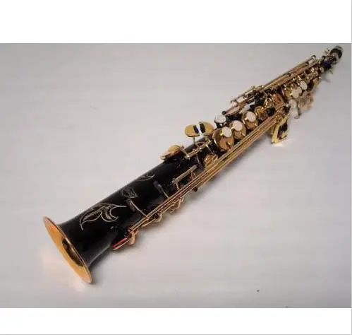 

Professional Black Gold Soprano Straight Saxophone